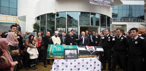 BELEDİYE PERSONELİ BÜLENT AYDIN GÖZYAŞLARI İÇİNDE SON YOLCULUĞUNA UĞURLANDI