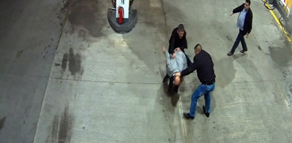 Benzinlikteki cinayet saniye saniye kamerada