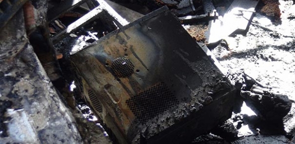 Bilgisayar patladı 5 yaşındaki Cumali yanarak öldü