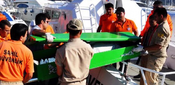 Bodrum da denizde 4 ceset bulundu