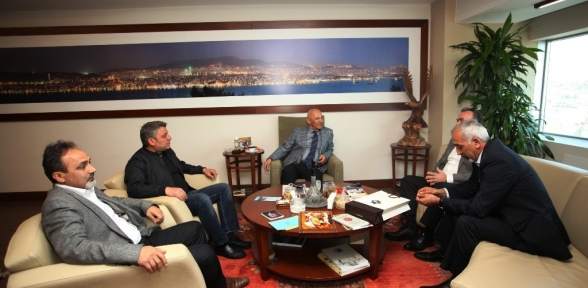 BULVARSPORDAN BAŞKAN ALTINOK ÖZE ZİYARET