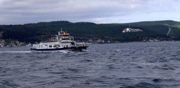 Çanakkale de feribot seferleri iptal