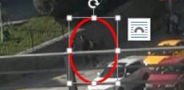 Canlı bombalar güvenlik kamerasına yakalandı