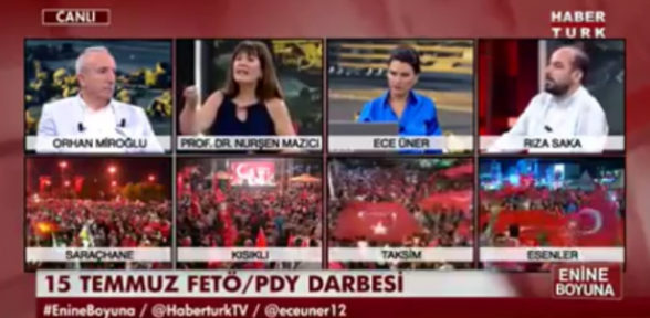 Canlı yayından kovuldu