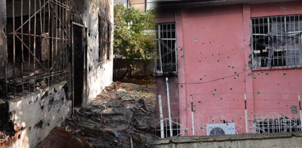 Çatışmanın yaşandığı IŞİD lilerin evinden ilk görüntüler