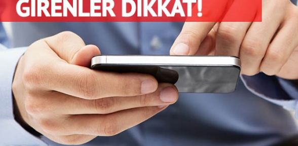 Cepten internete girenler dikkat
