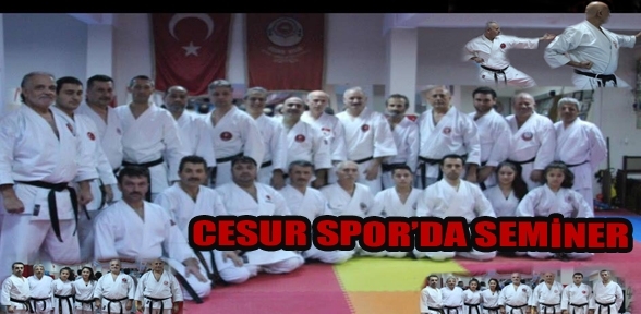 CESUR SPOR MERKEZİNDE KARATE SEMİNERİ
