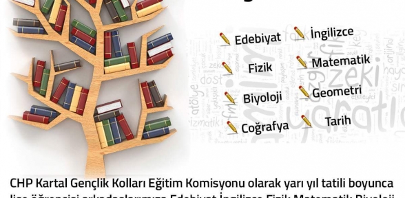 CHP Kartal Gençlik Kolları çalışmalarını eğitim ve sanat alanında da devam ettiriyor