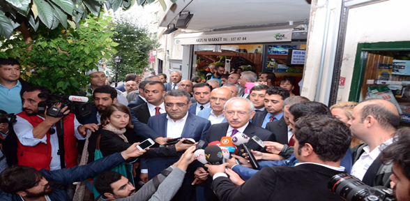 CHP liderinden Ahmet Hakan a ziyaret