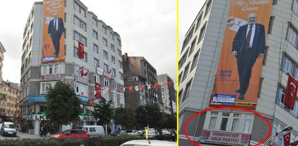 CHP lileri kızdıran afiş