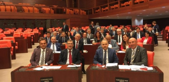 CHP nin karşı çıktığı önerge geri çekildi
