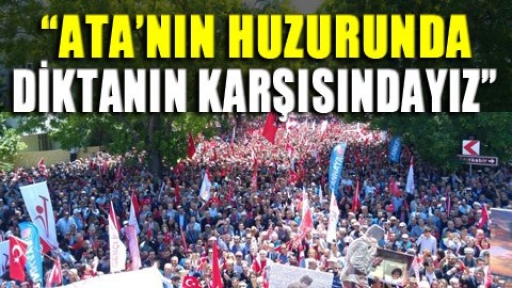 CHPli gençler Ataya yürüyor