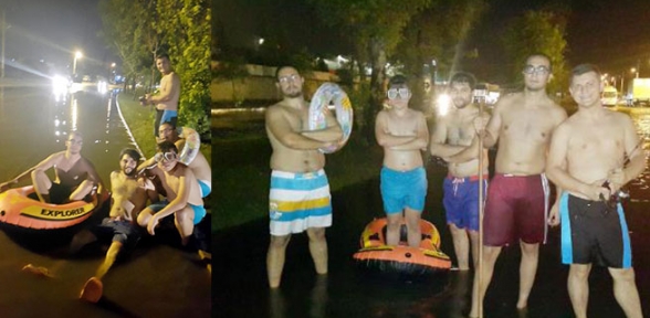 CHPli gençlerden botlu oltalı eylem