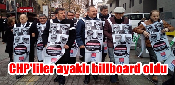CHPLİLER AYAKLI BILLBOARD