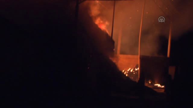 Çiftlikte Çıkan Yangın