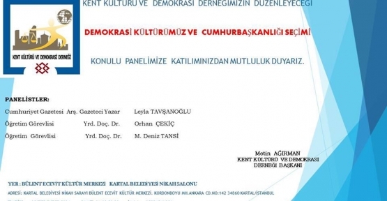 DEMOKRASİ KÜLTÜRÜMÜZ