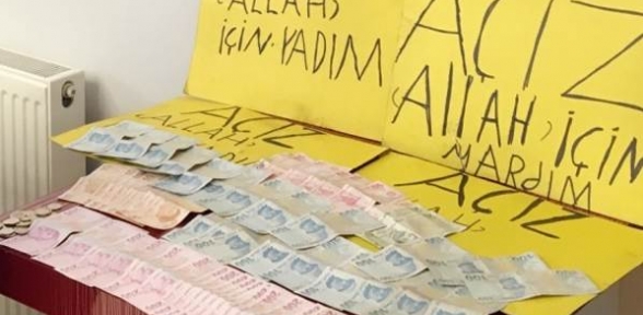 Dilencinin üzerinden servet çıktı