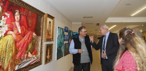 DOĞANIN UYANIŞI ADLI RESİM SERGİSİ KARTALDA SERGİLENDİ