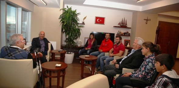 DRAGOS YELKEN KULÜBÜ NDEN BAŞKAN ALTINOK ÖZ E ZİYARET