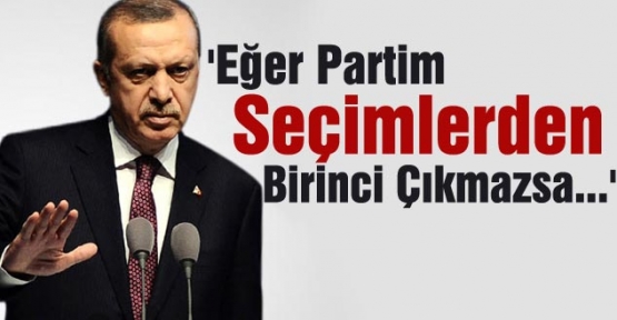 Eğer partim seçimlerden birinci çıkmazsa