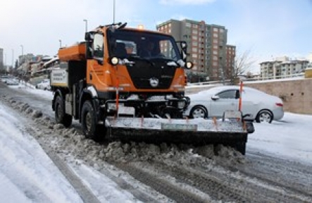 Ekiplerimiz kar yağışına hazır