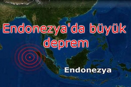 Endonezyada büyük deprem
