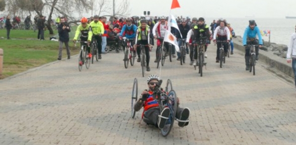 Engelli Bisikletçi Azmin Zaferi İçin Pedal Çevirdi