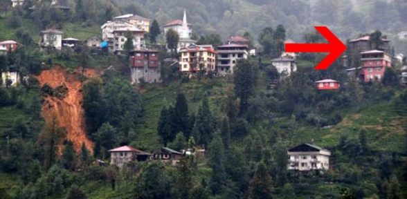 Erdoğan ın evinin yakınında heyelan