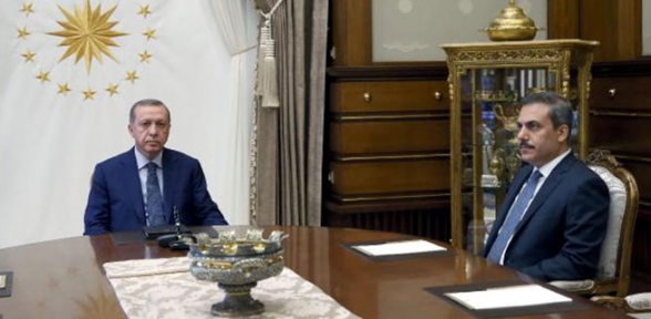 Erdoğan MİT Müsteşarını kabul etti