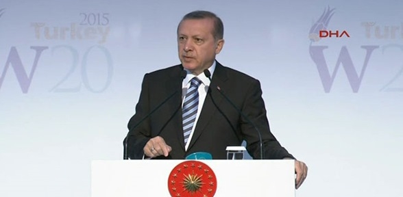 Erdoğan W20 Zirvesi açılış törenine katıldı