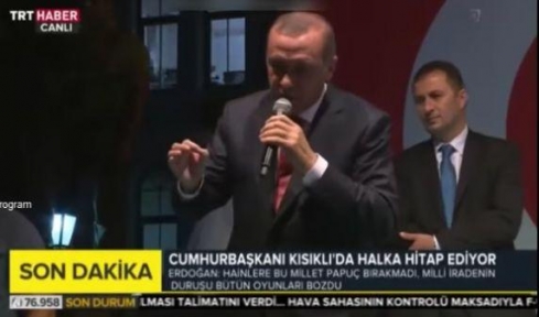 Erdoğan yine Gezi Parkına döndü