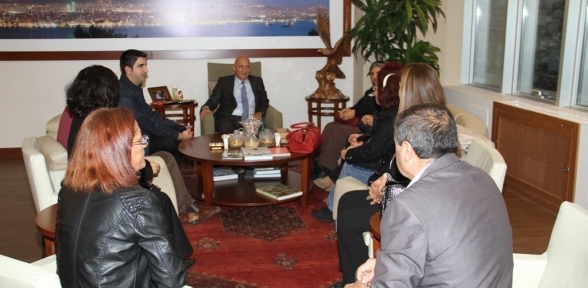 ERZİNCAN TANYERİ DERNEĞİNDEN BAŞKAN ALTINOK ÖZE ZİYARET