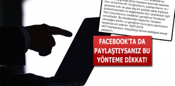 Facebook paylaşımında buna dikkat