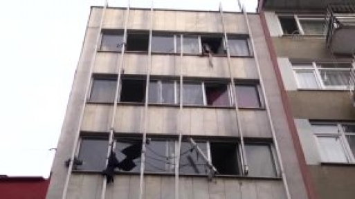 Fatihte ki Bina Yangını