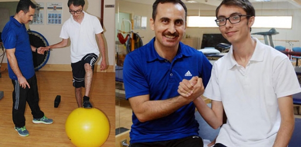 Felçten kurtulup üniversiteyi kazandı