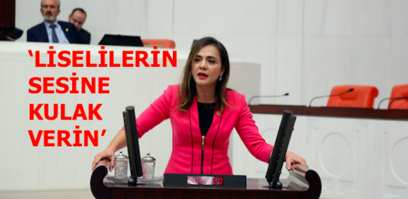 Gamze Akkuş İlgezdi liselilerin sesine kulak verin 