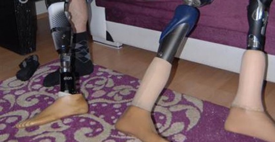 Gazinin protez bacağına haciz