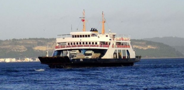 Gökçeada Kabatepe feribot seferleri iptal oldu