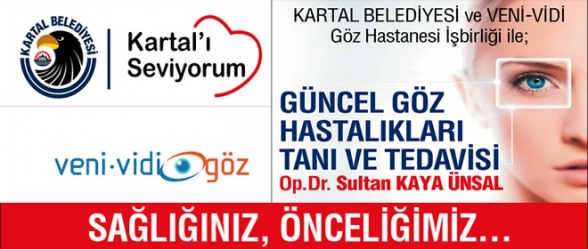 GÜNCEL GÖZ HASTALIKLARI SEMİNERİ 19 NİSANDA KARTALDA