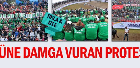 Güne damga vuran protesto
