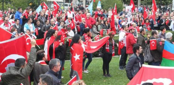 Gurbetçilerin terör tepkisi