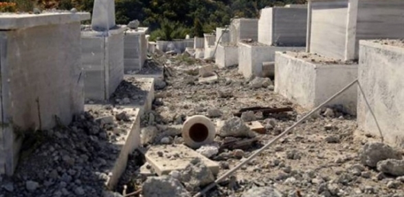 Hainler mezarlığına ilk defin yapıldı