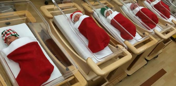 Hastanelere Yeni Yıl Geldi 