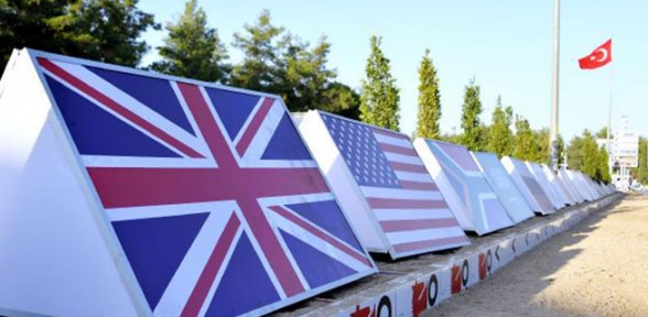 Havalimanı G-20 bayraklarıyla donatıldı