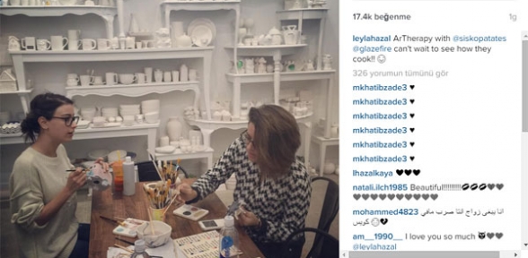 Hazal Kaya El Sanatlarına Merak Saldı