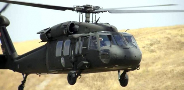 Helikopter inecek bölgede gömülü 4 bomba bulundu