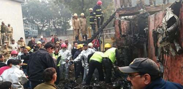 Hindistanda Askeri Uçak Düştü 