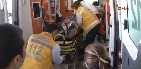 Huber Köşkü önünde hareketli dakikalar