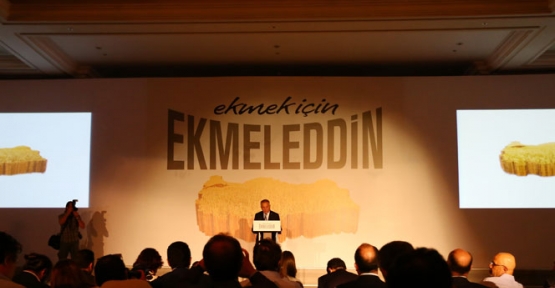 İhsanoğlunun seçim sloganı belli oldu