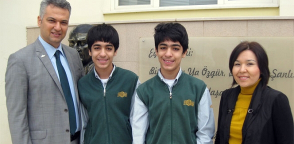 İkiz kardeşlerin TEOG başarısı